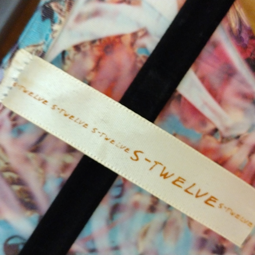 AMAZING ARTSY DRESS! ❤️ S Twelve, would say sz 5...Floral and Rhinestones - Picture 10 of 14